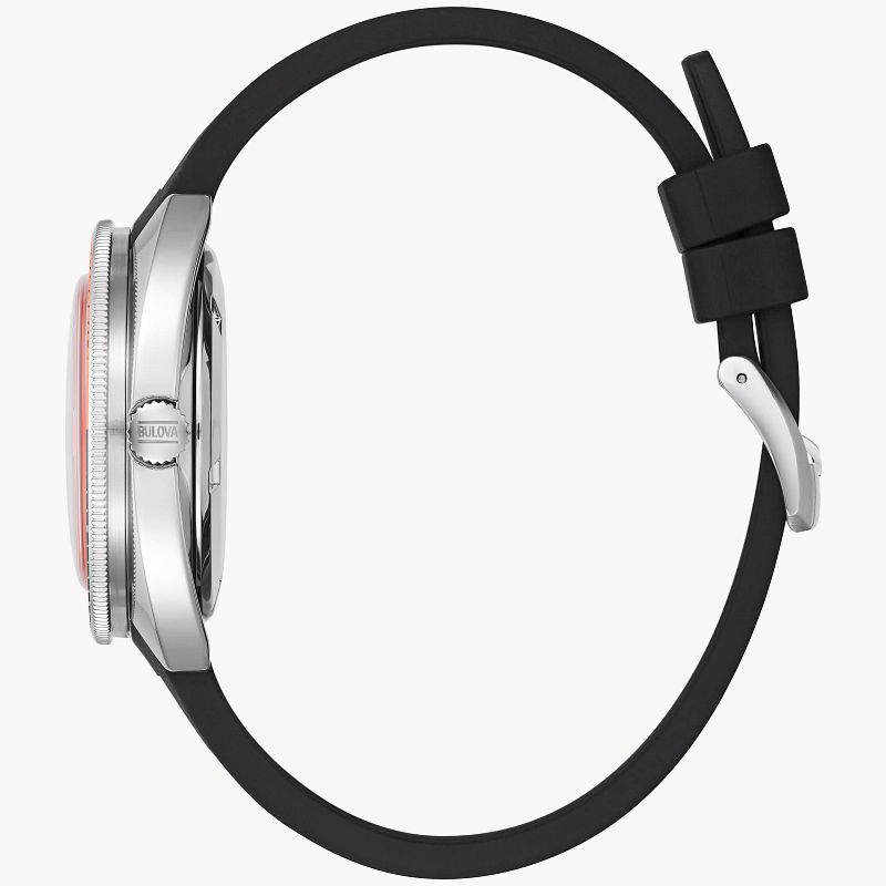 Orange Dial Polyurethane Strap Devil Diver 96B350 Bulova